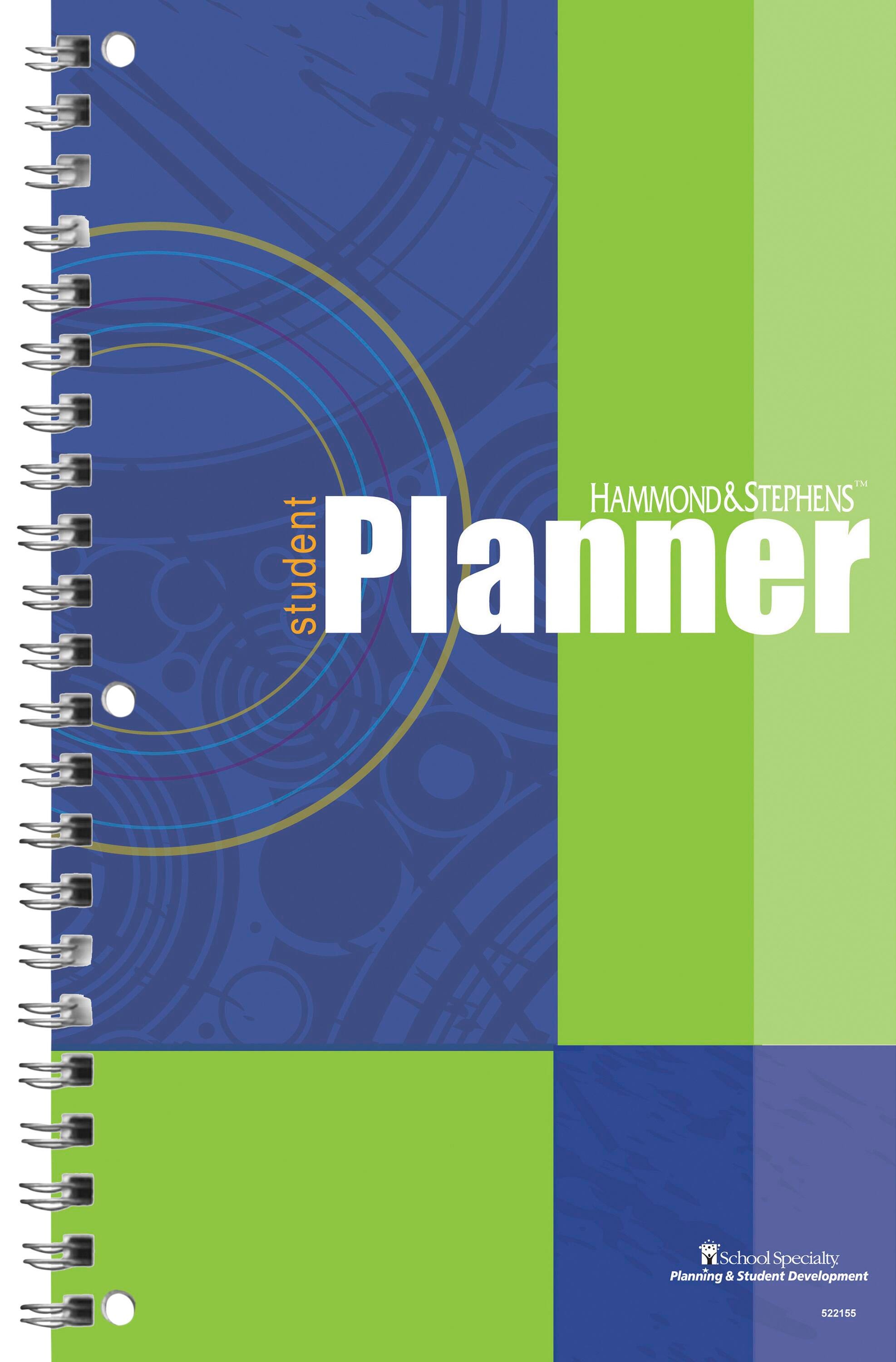 Hammond & Stephens Daily Student Assignment Planner, 7 x 11 Inches, 192 Pages 2028798